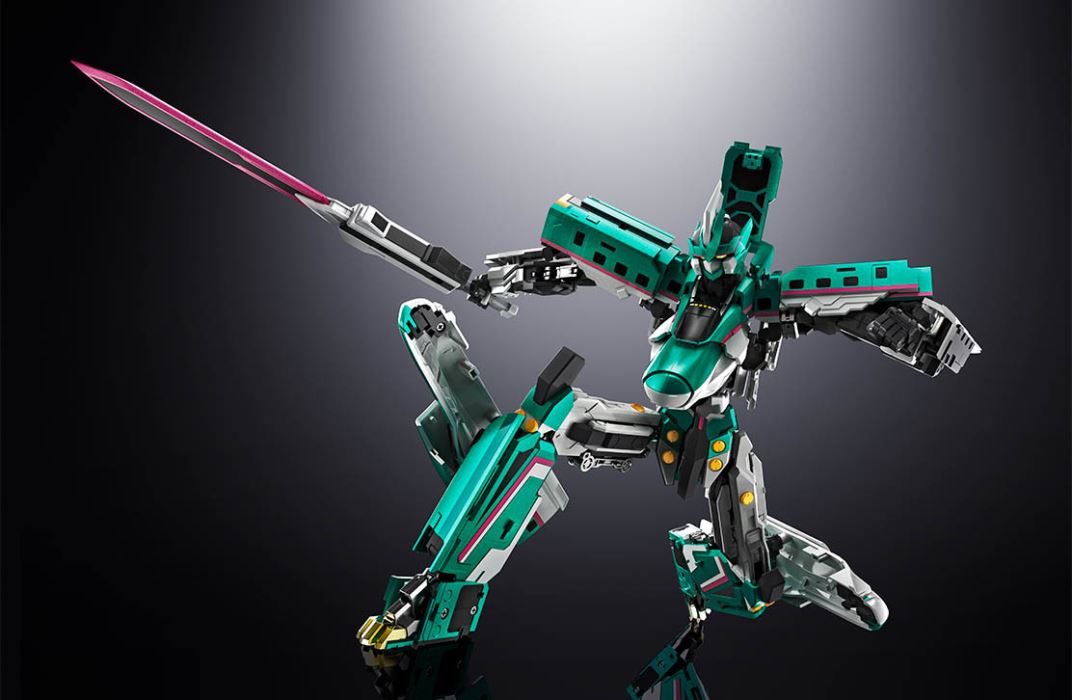 Soul of Chogokin GX-115 Shinkansen Transforming Robot Shinkalion E5 Hayabusa