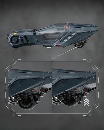 Blade Runner 2049 K's Spinner (3.7 inches) Non-scale (Diecast Car)