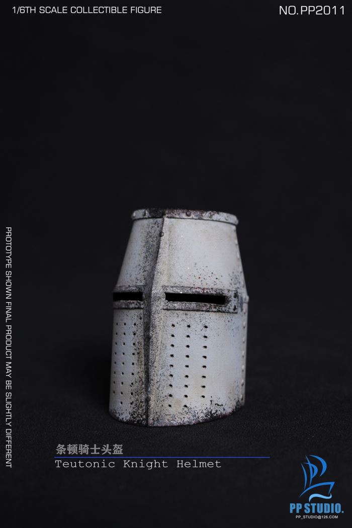 Teutonic Knight Alloy Helmet Set 1/6
