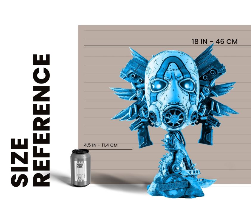 Borderlands - Madman Thug Mask Statue