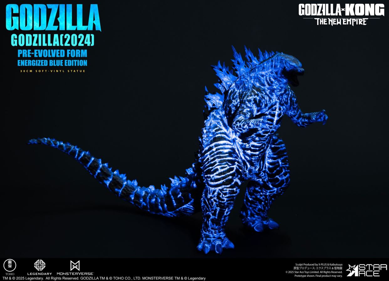 Godzilla 2024 Pre-Evolved Form Energized Blue (Godzilla X Kong: The New Empire)