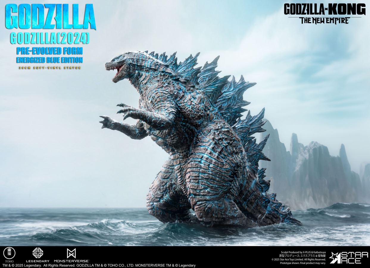 Godzilla 2024 Pre-Evolved Form Energized Blue (Godzilla X Kong: The New Empire)