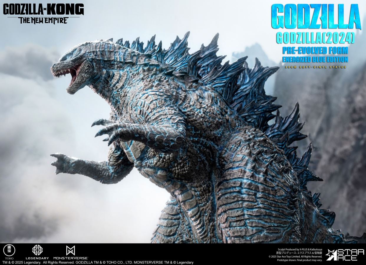 Godzilla 2024 Pre-Evolved Form Energized Blue (Godzilla X Kong: The New Empire)