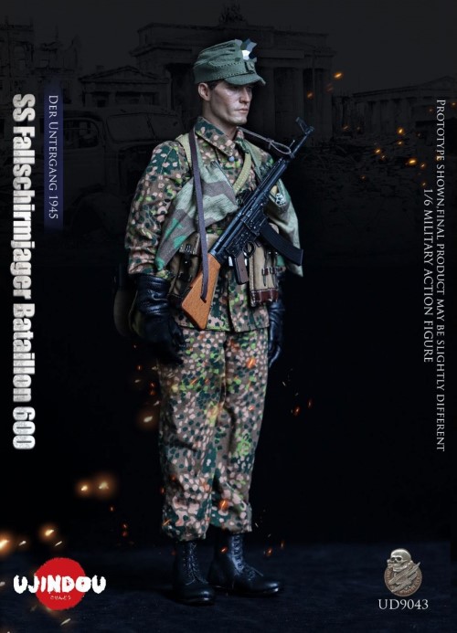 WWII German 600th Paratrooper Battalion The Destruction of the Empire 1945 1/6