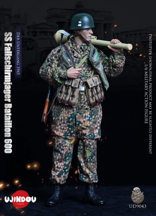 WWII German 600th Paratrooper Battalion The Destruction of the Empire 1945 1/6