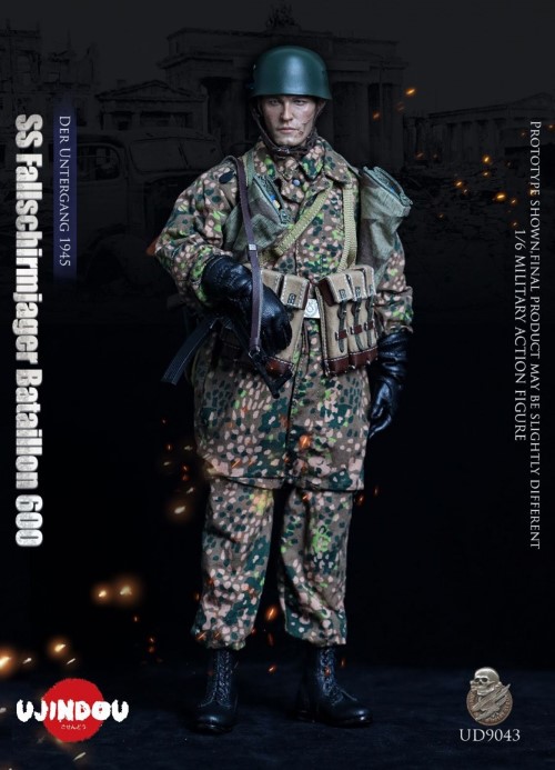 WWII German 600th Paratrooper Battalion The Destruction of the Empire 1945 1/6