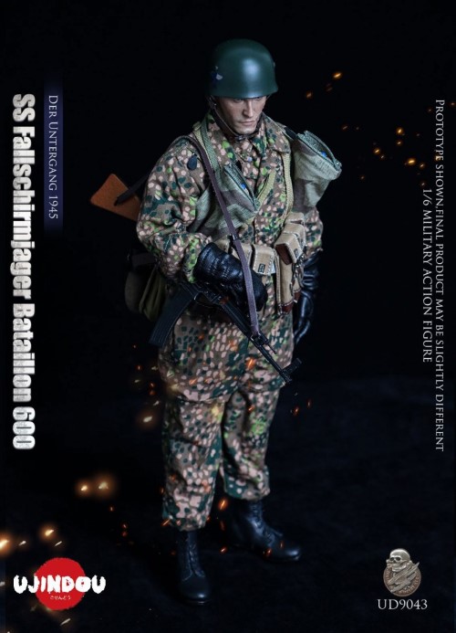 WWII German 600th Paratrooper Battalion The Destruction of the Empire 1945 1/6