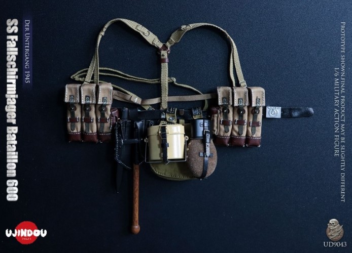 WWII German 600th Paratrooper Battalion The Destruction of the Empire 1945 1/6