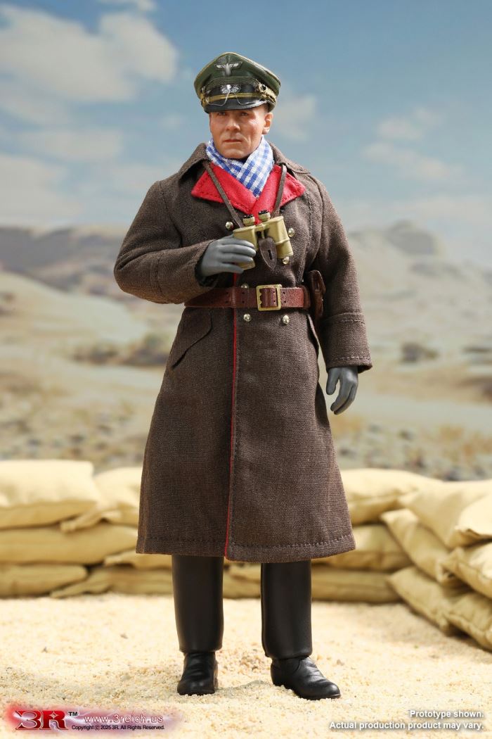 WWII German North African Corps Desert Fox - Erwin Rommel 1/12