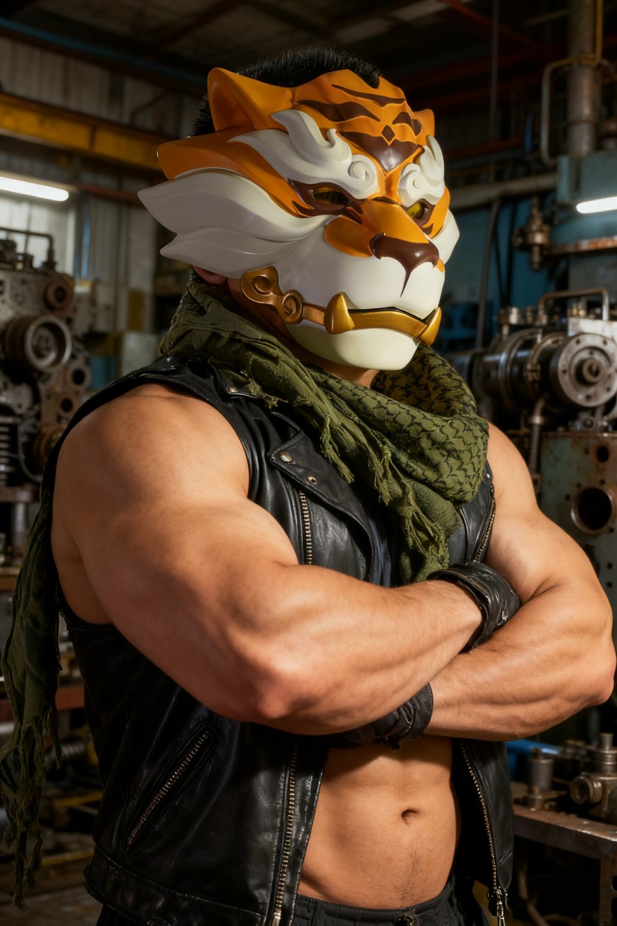 Tiger Head Mask
