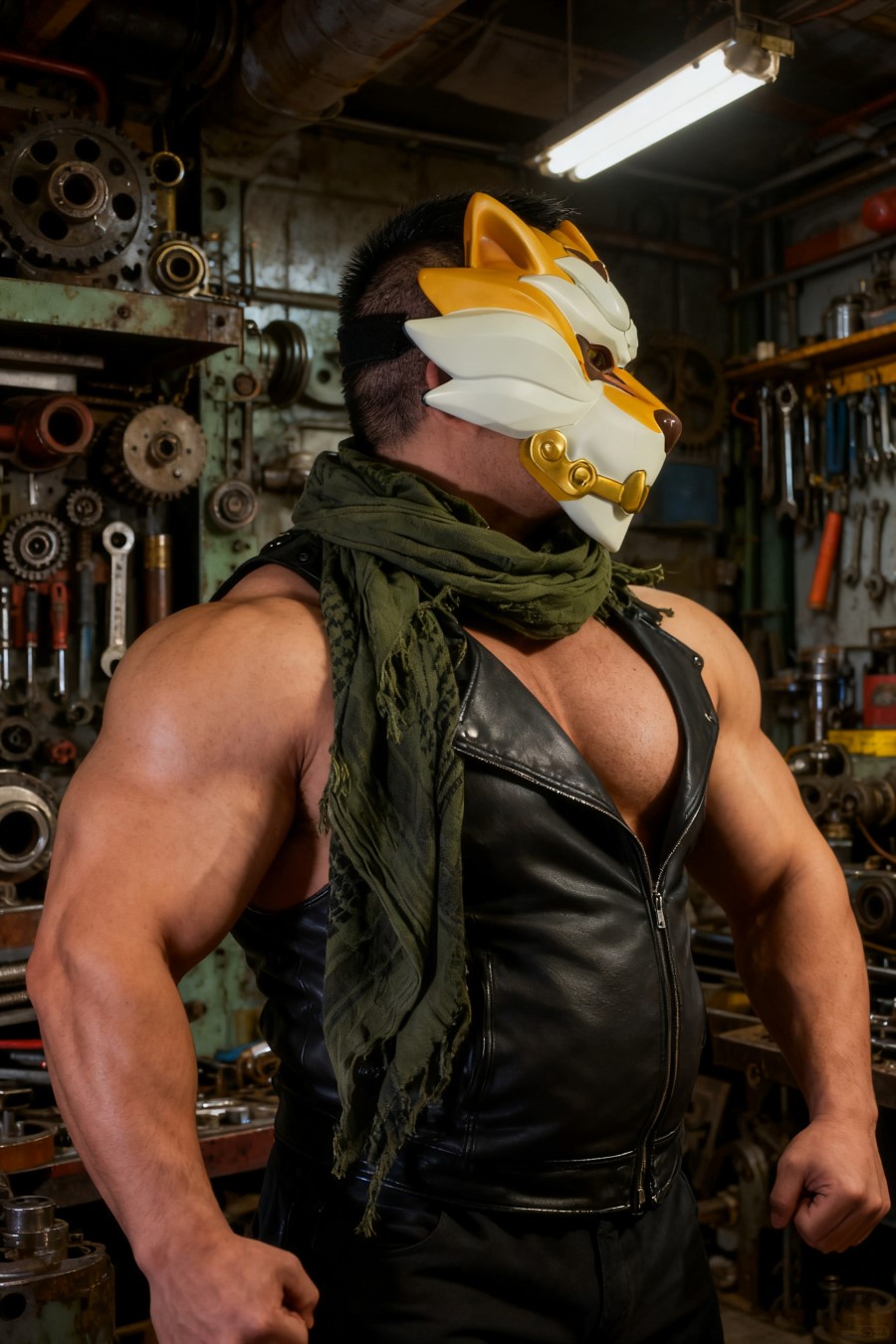 Tiger Head Mask