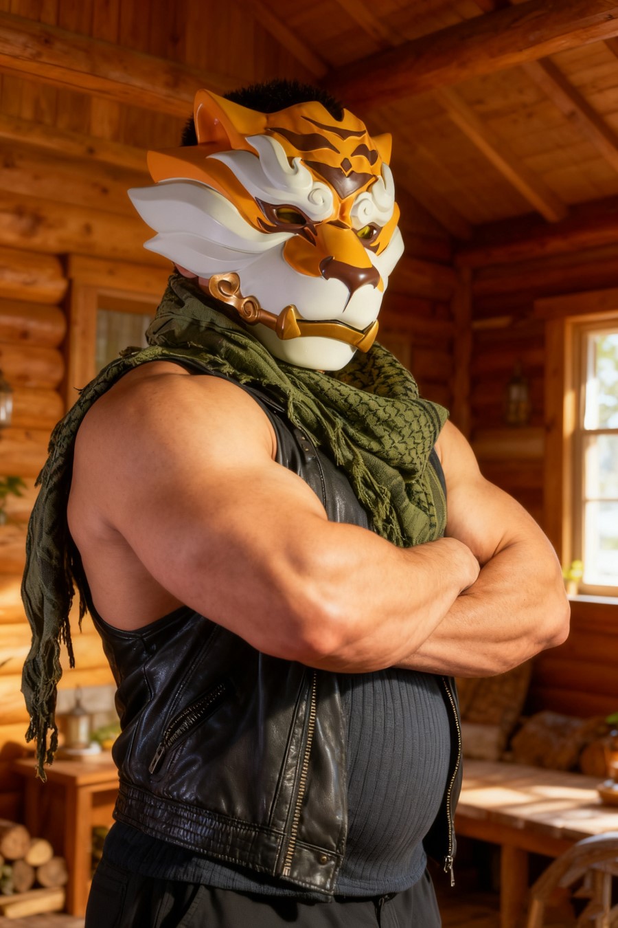 Tiger Head Mask