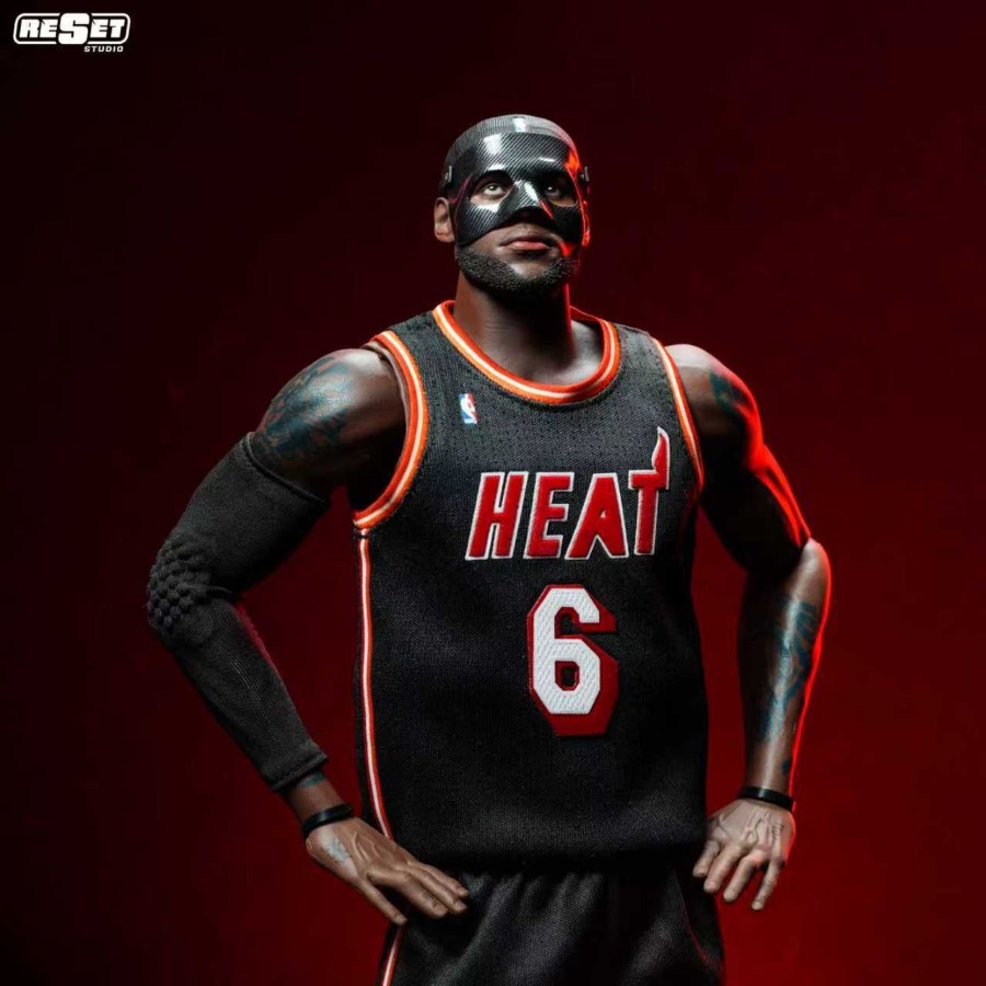 Miami Heat Black Mask LeBron James 1/6