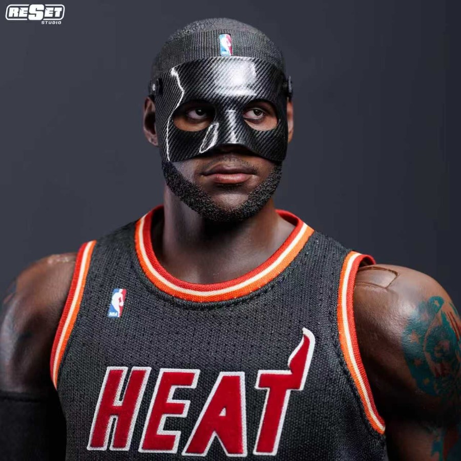Miami Heat Black Mask LeBron James 1/6
