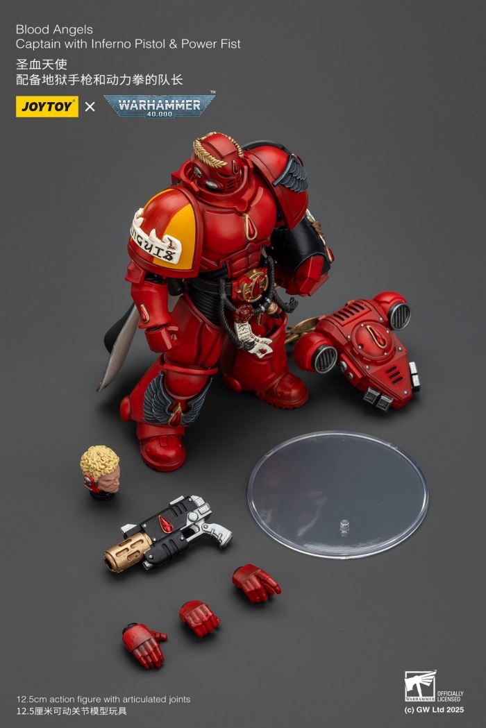 Model Collage Tool Kit & 1/18 Blood Angels Captain/Blood Priest/Ultramarines Porcupine Armored Vehicle