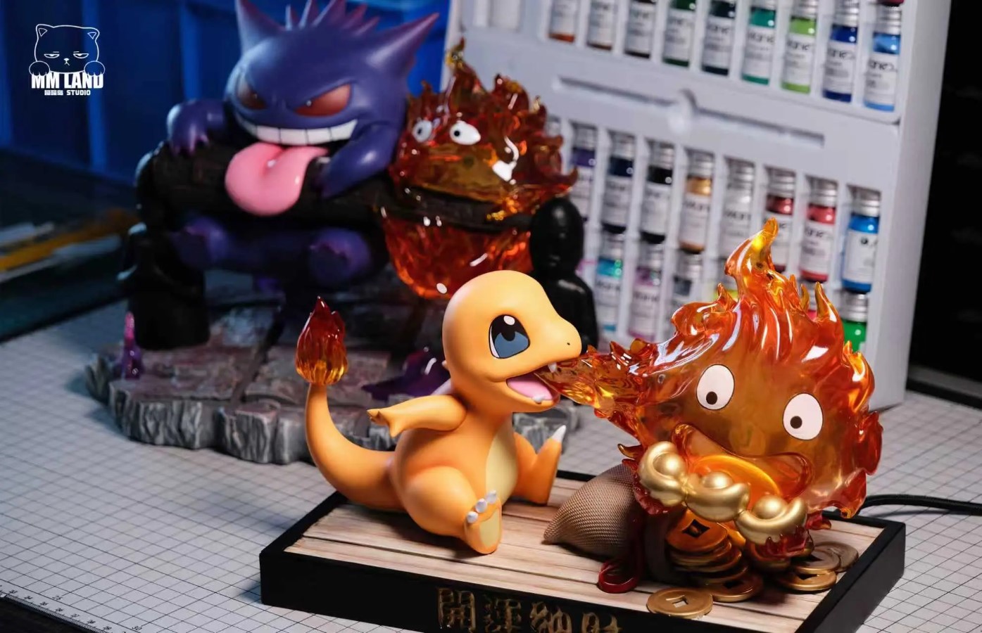 Charmander and Calcifer - Pokemon x Howl's Moving Castle