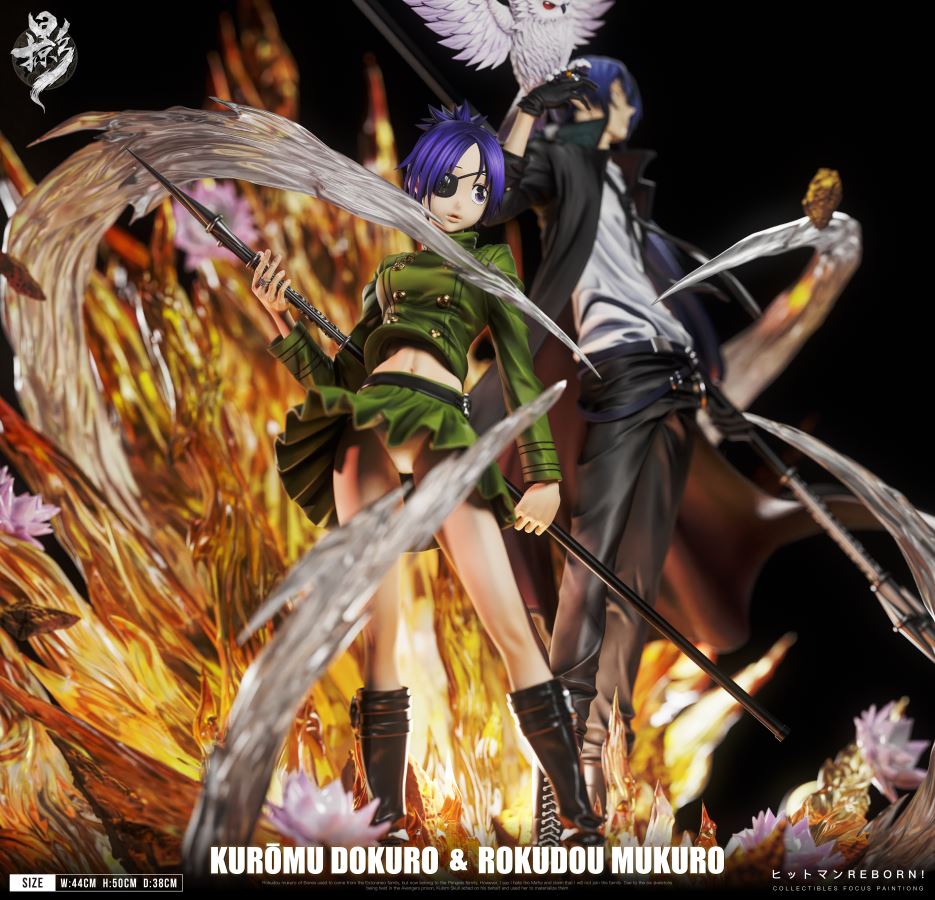 Kuromu Dokuro and Rokudou Mukuro - Reborn