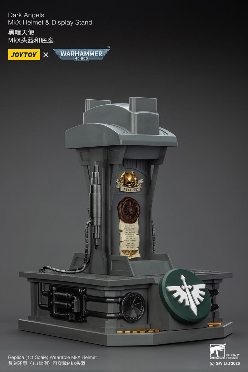 Dark Angels MkX Helmet & Display Stand