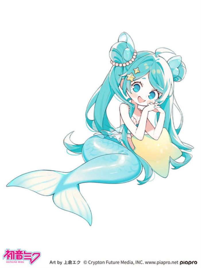 Desktop Fairy Hatsune Miku Mermaid Princess ver