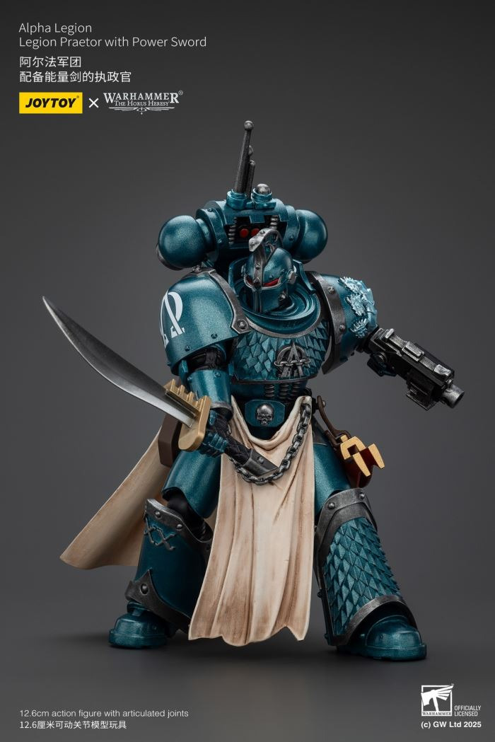 Alpha Legion Pain Master Almelius Dinate/Equipped with Energy Sword Archon 1/18