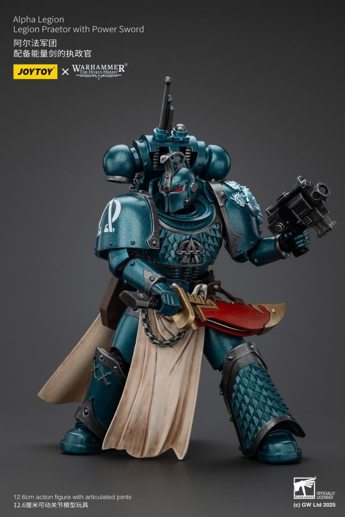 Alpha Legion Pain Master Almelius Dinate/Equipped with Energy Sword Archon 1/18