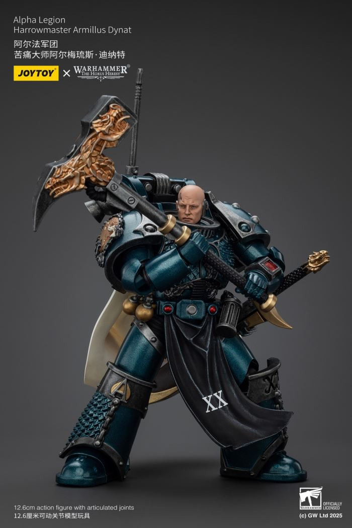 Alpha Legion Pain Master Almelius Dinate/Equipped with Energy Sword Archon 1/18