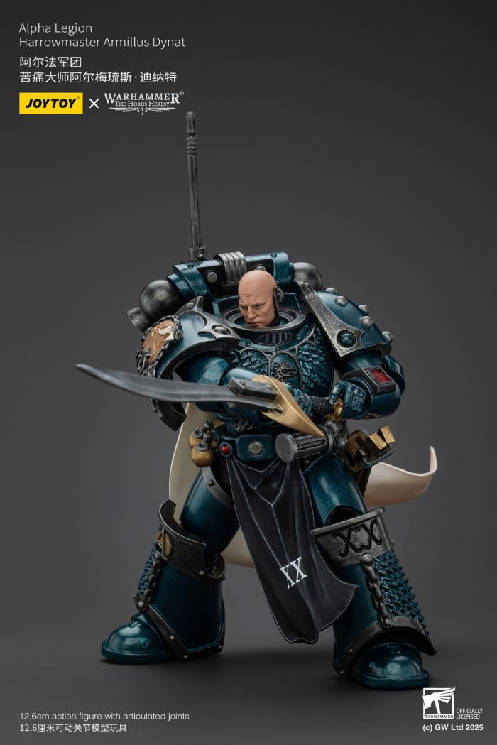 Alpha Legion Pain Master Almelius Dinate/Equipped with Energy Sword Archon 1/18