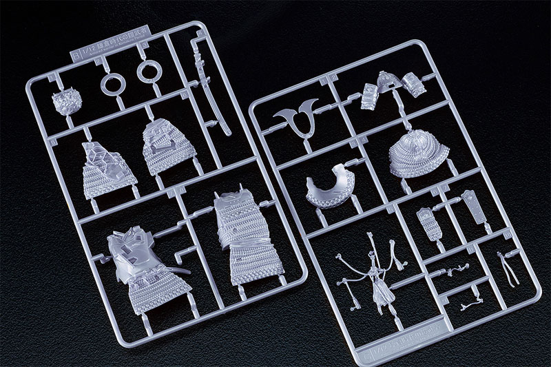 PLAMAX 1/12 Kamakura Period Armored Warrior: Pink Color Edition