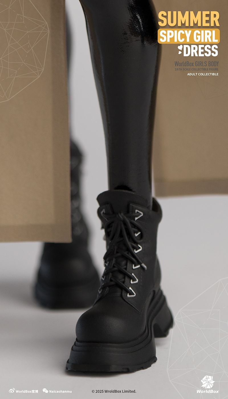 Original 1/6 Spring and Summer Mesh Slit Low Waist Skirt