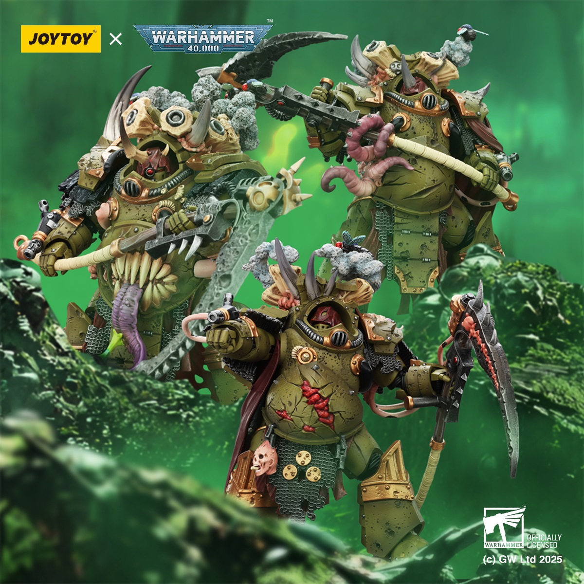 Warhammer 40K Series - Deathguard - Death Shroud Terminator Warrior