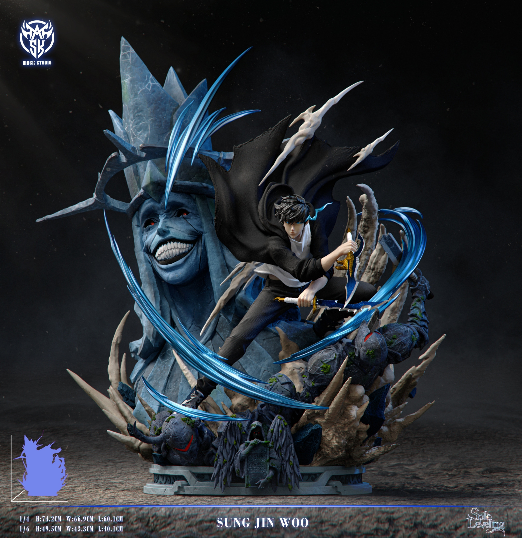 Sung Jin-woo vs Divine Statue Boss