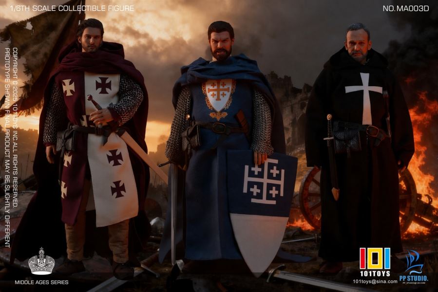 Heavenly Kingdom Dynasty Balian / Captain of the Guard / Hospital Knight & Warhorse 1/6