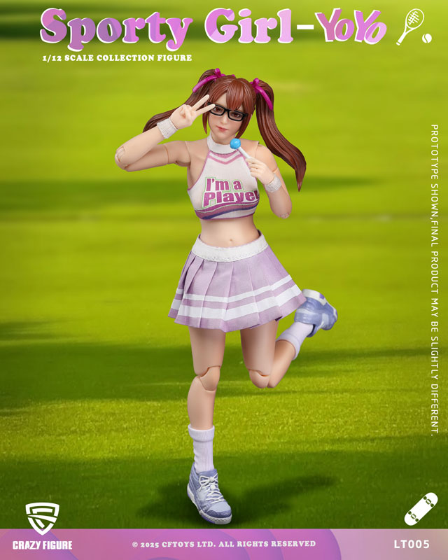 CRAZY FIGURE LT005 Sporty girl YOYO 1/12