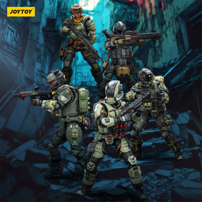 Steel Cavalry Squad Assaulters - Steven/Warlock/Carl/Red/Marco 1/25