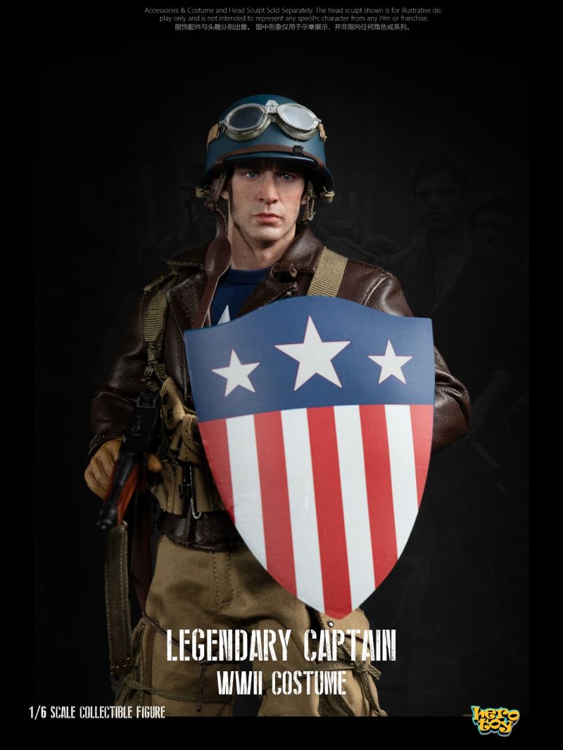 Legendary Captain WWII Costume 1/6