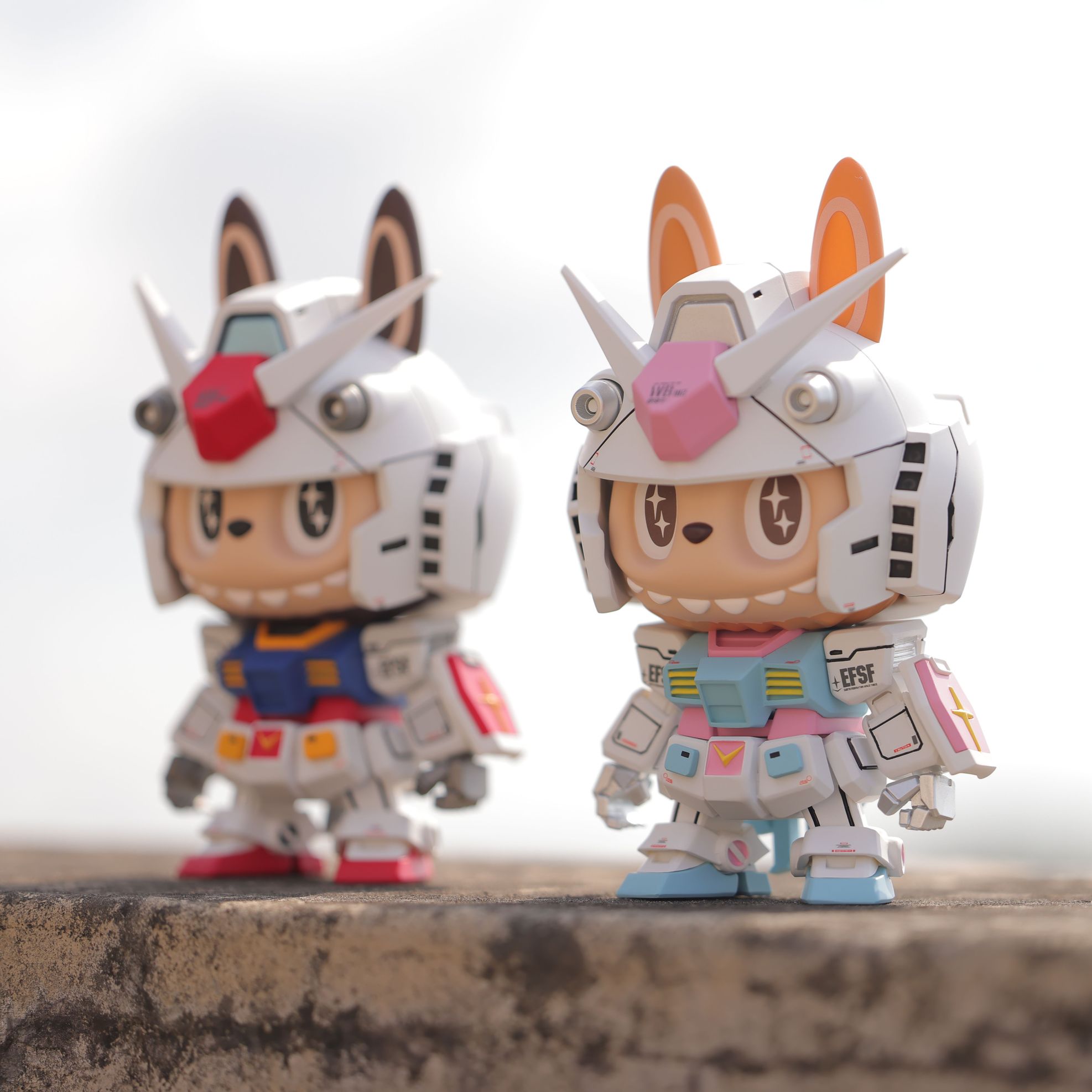 Mobile Suit Gundam + Labubu