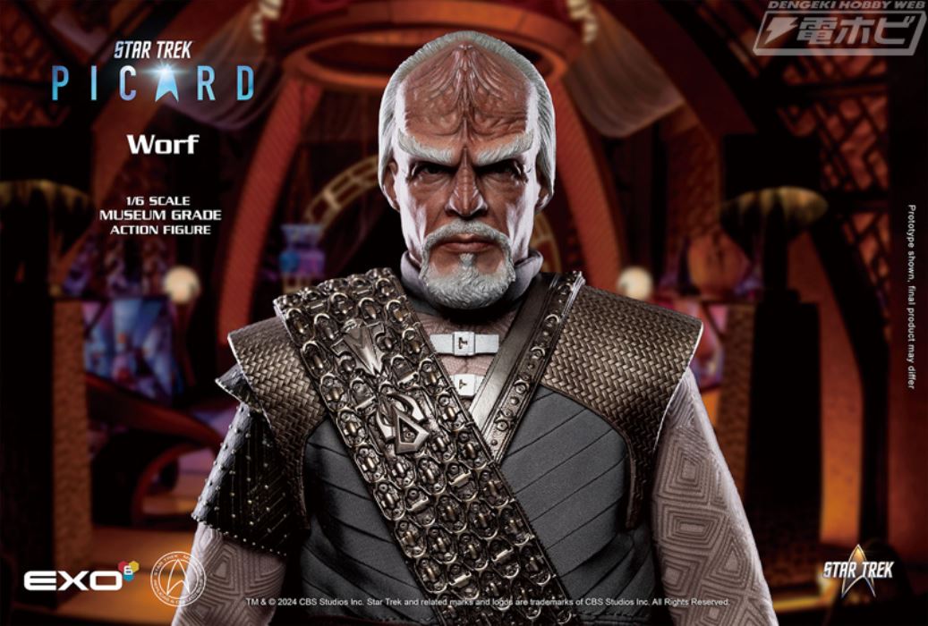 Hyper-Realistic Action Figure Star Trek: Picard Colonel Worf 1/6