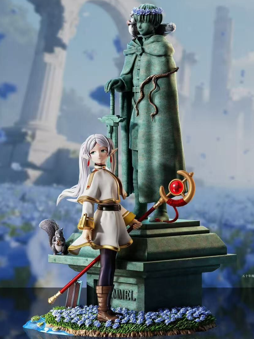 Frieren & Himmel Statue - Frieren: Beyond Journey's End