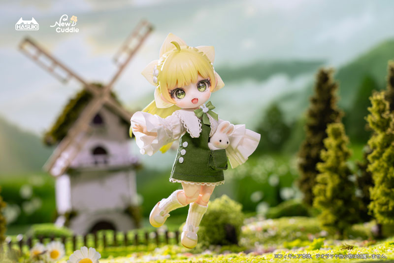 New Cuddle Flower WY-001 Green Bunny Suspender Skirt Set (DOLL ACCESSORY)