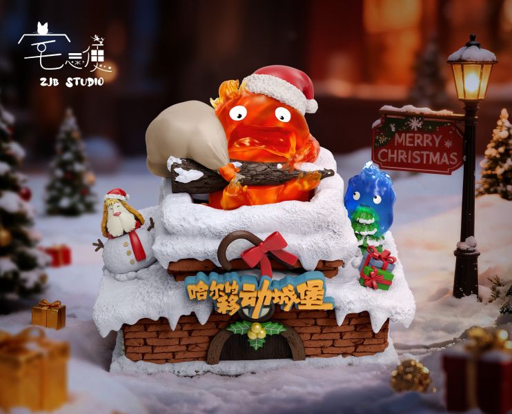 Christmas Calcifer - Howl's Moving Castle