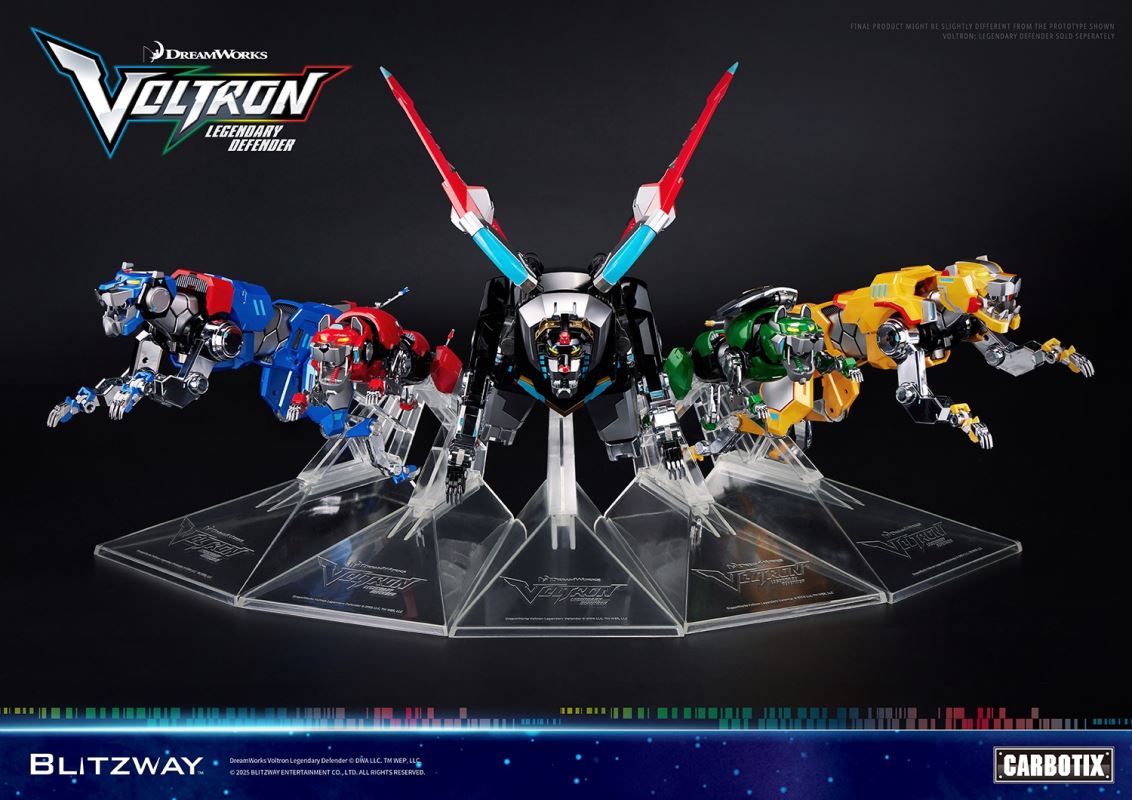 Voltron: Legendary Guardian Lion Flight Mode Stand 10th Anniversary Edition
