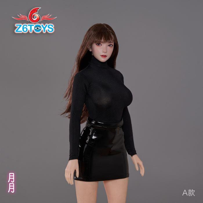 Asian beauty head sculpture 1/6