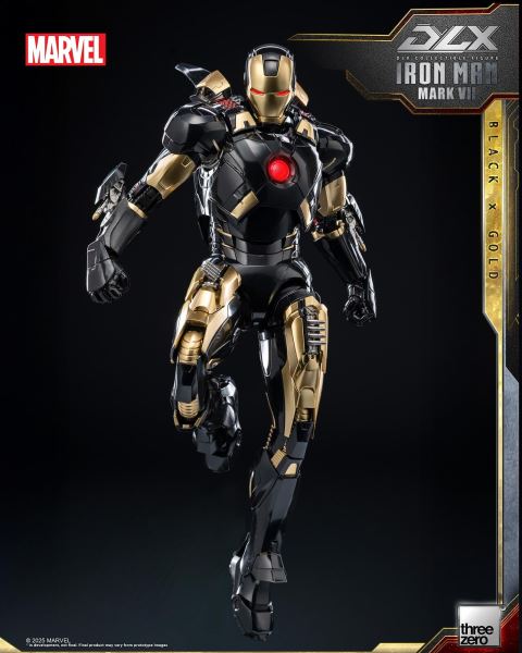 Marvel Studios: Infinity Saga DLX Iron Man Mark 7 (Black x Gold)