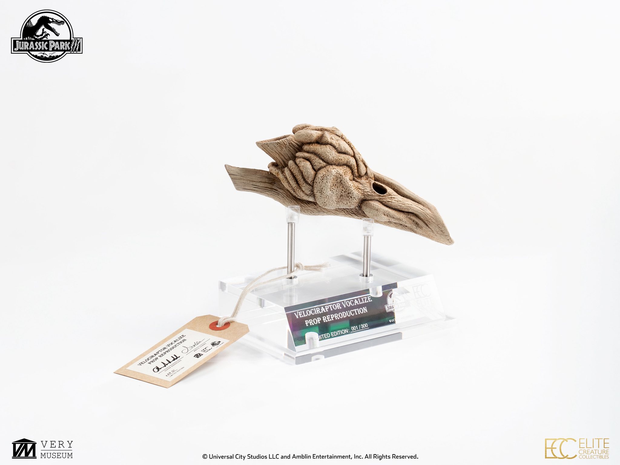 Velociraptor Resonating Chamber Prop - Jurassic Park