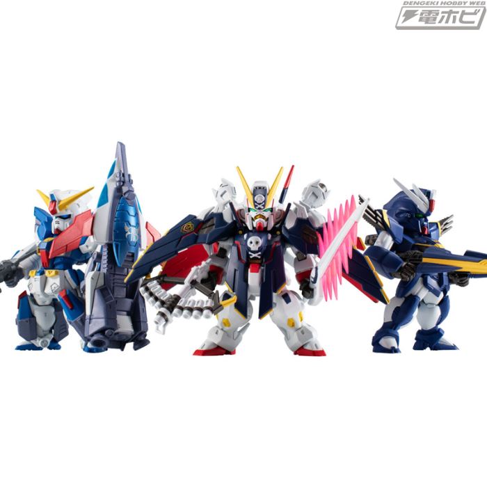 FW GUNDAM CONVERGE CORE Mobile Suit Crossbone Gundam Steel Seven B Team Set