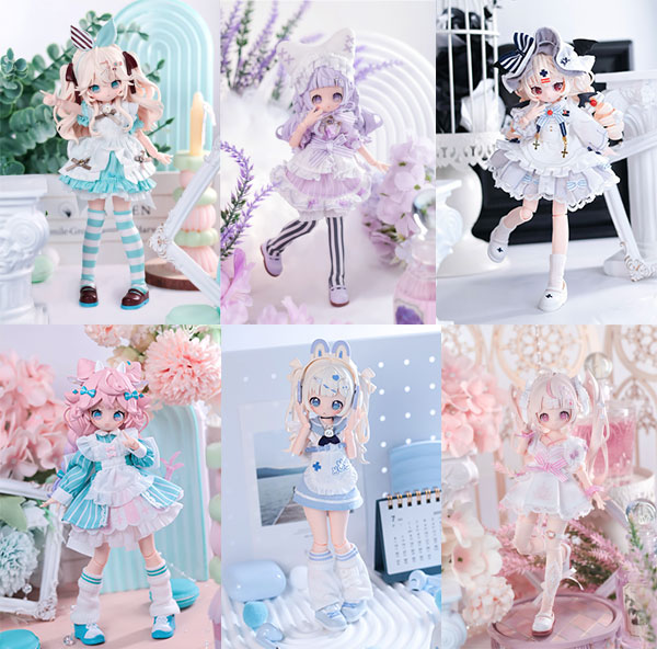 ONEMORE x Eku Uekura Sugary Girls: Sweets Party MJD Doll Collection