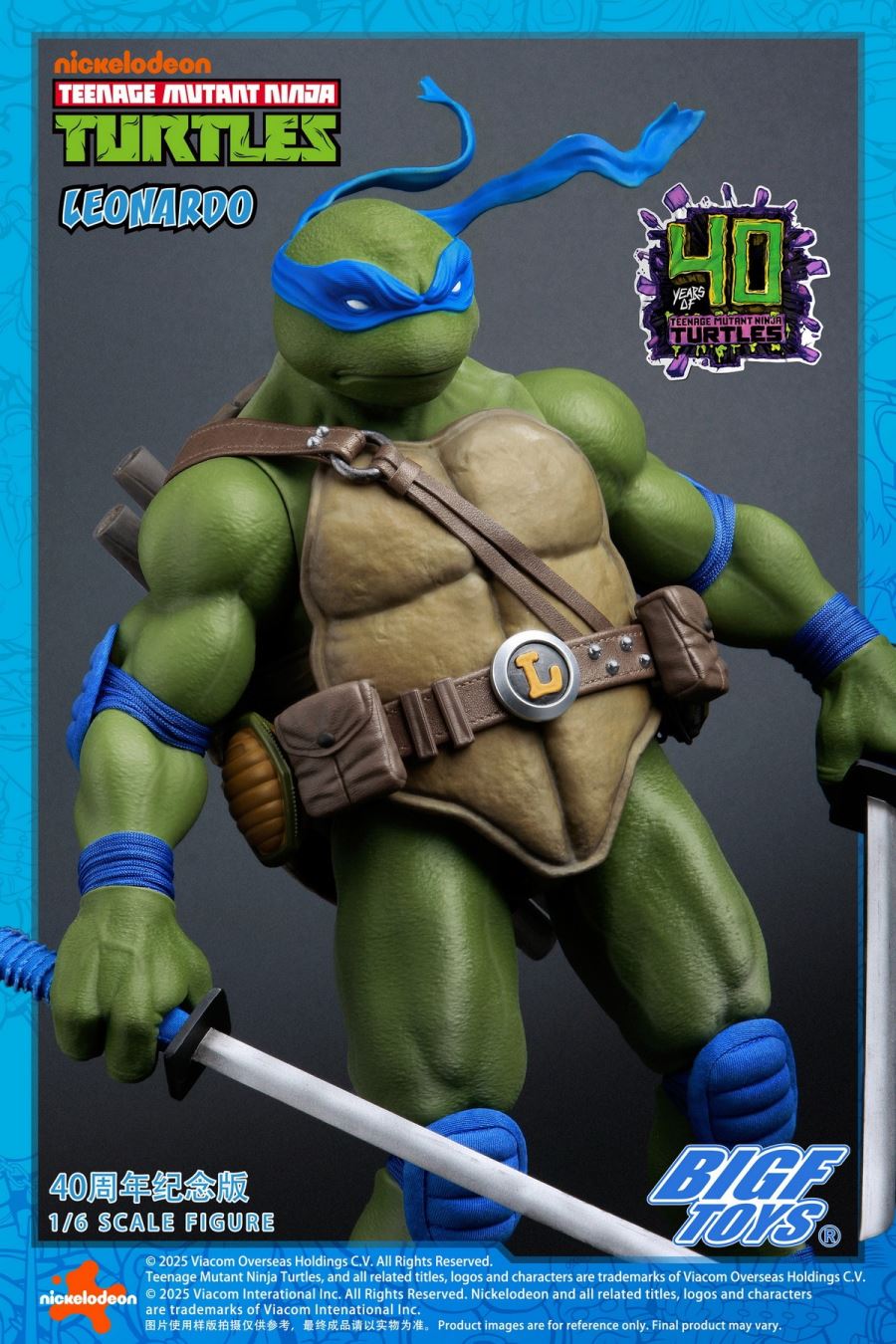 Ninja Turtles Leonardo 40th Anniversary 1/6