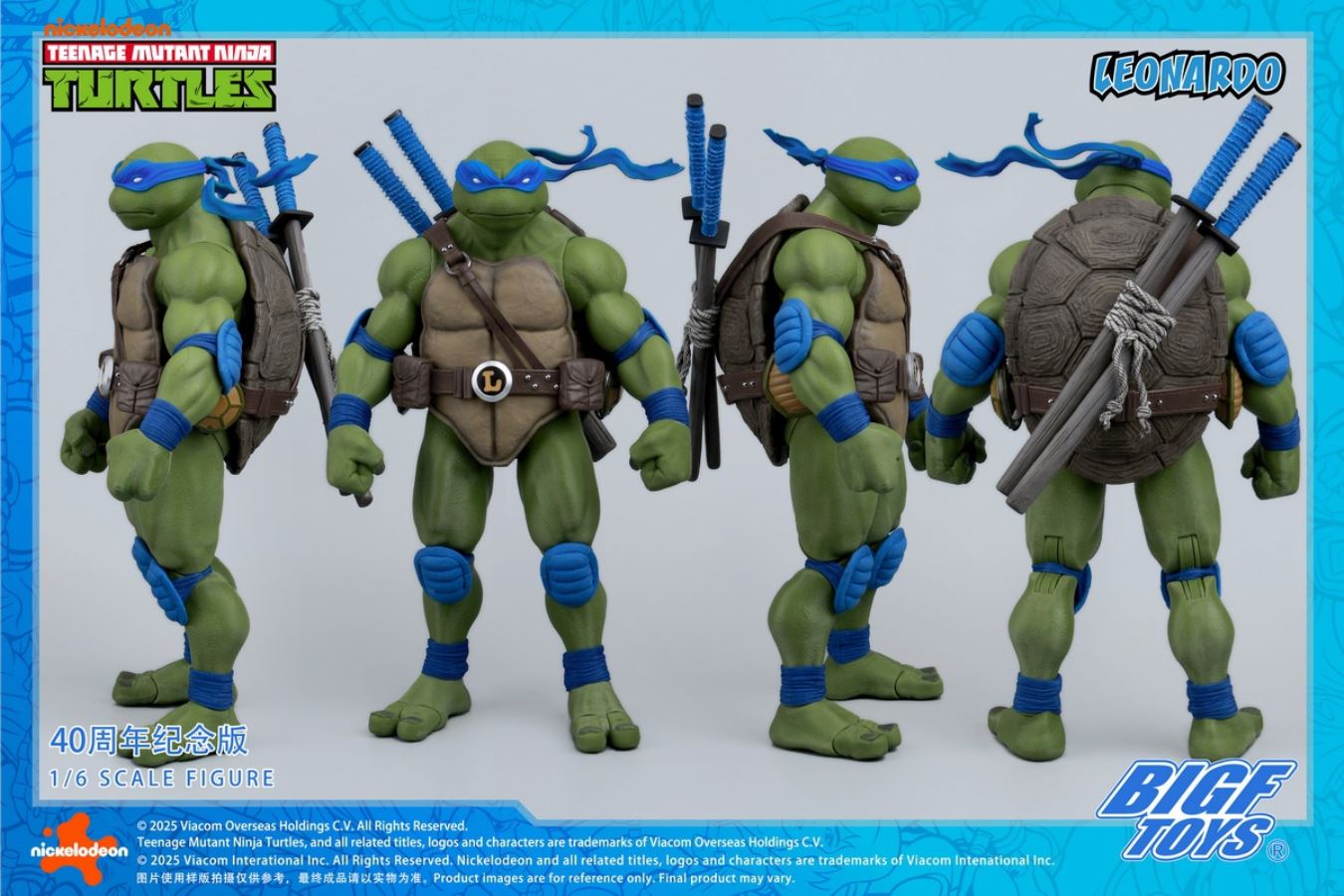 Ninja Turtles Leonardo 40th Anniversary 1/6