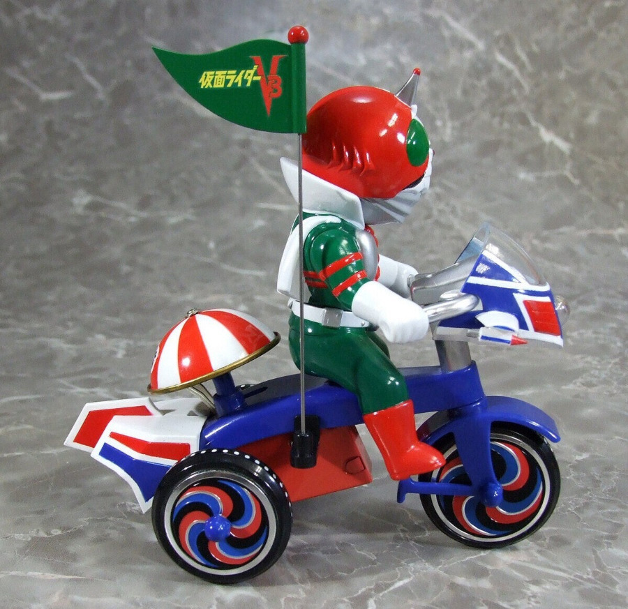EX tricycle Kamen Rider V3 & Rider Man