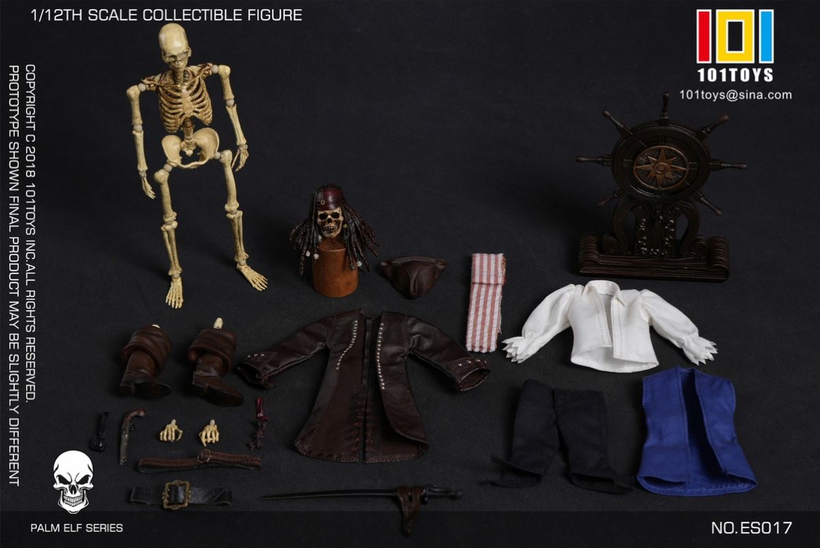 Skull Pirate Captain Jack Sparrow/Captain Hook/Sailor